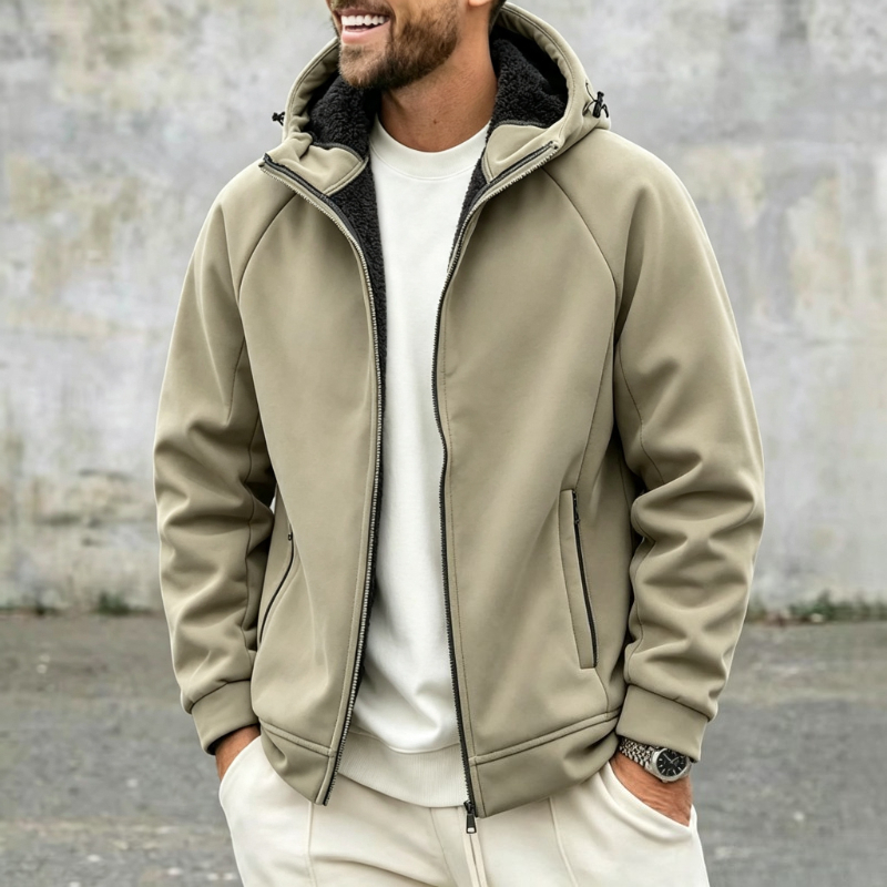 Sherpa Jacket Fleece - Jaqueta de Fleece Polar Espessa para