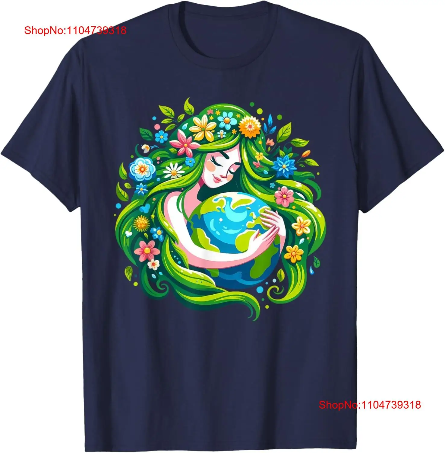 Men Fashion Kids - Deusa verde dia da terra salvar