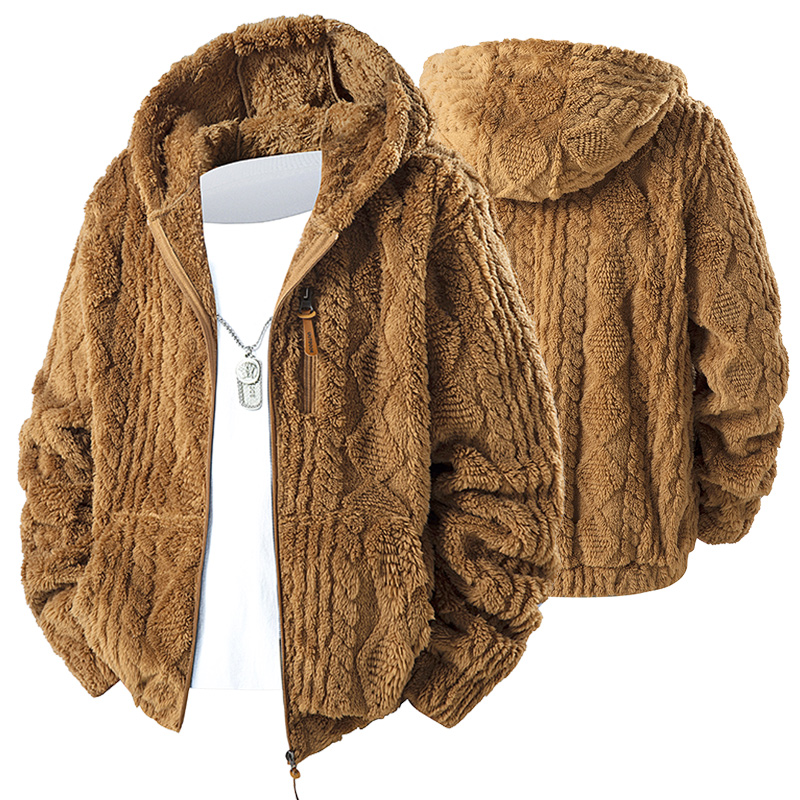 Sherpa Jacket Fleece - Cross border exclusivo tamanho europeu outono