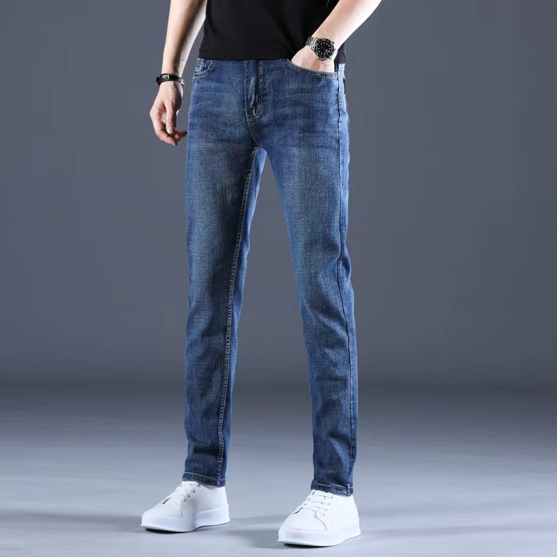 Men'S Fashion Nova Jeans - Calça Jeans Masculina Casual de Corte