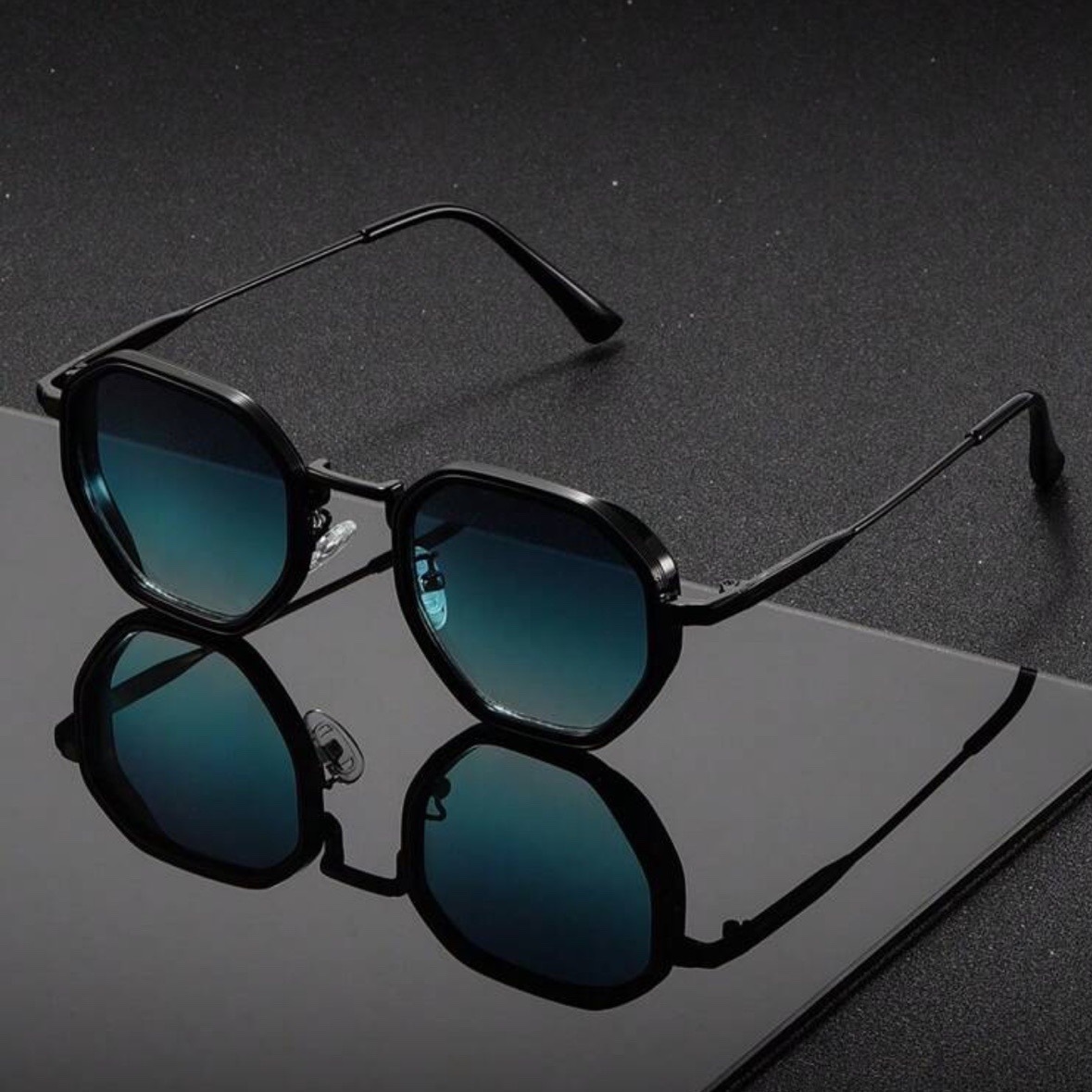 Men'S Fashion Round Glasses - 1 par de óculos de sol