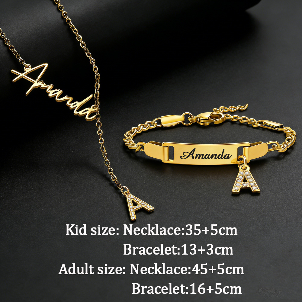 Conjunto de Joias Personalizad - Men Fashion Kids avaliação e preço