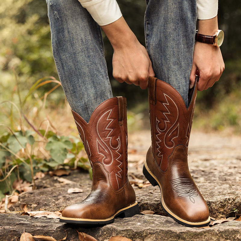 Botas de Cano Médio Unissex da - Mens Fashion Zapatos avaliação e preço