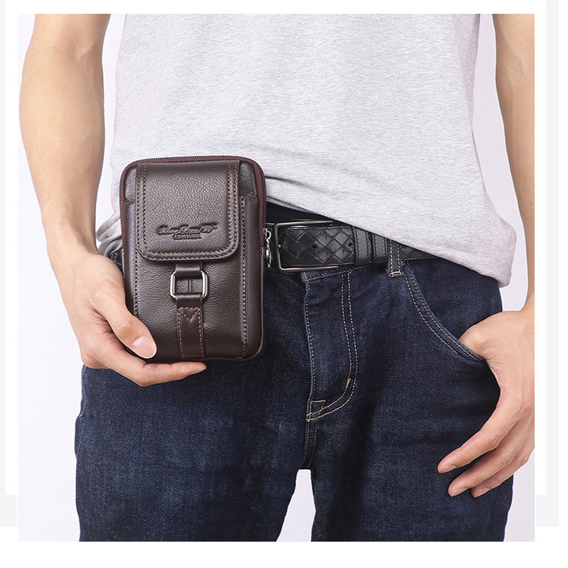 Homens celular/celular caso ci - Belt Mens Fashion avaliação e preço