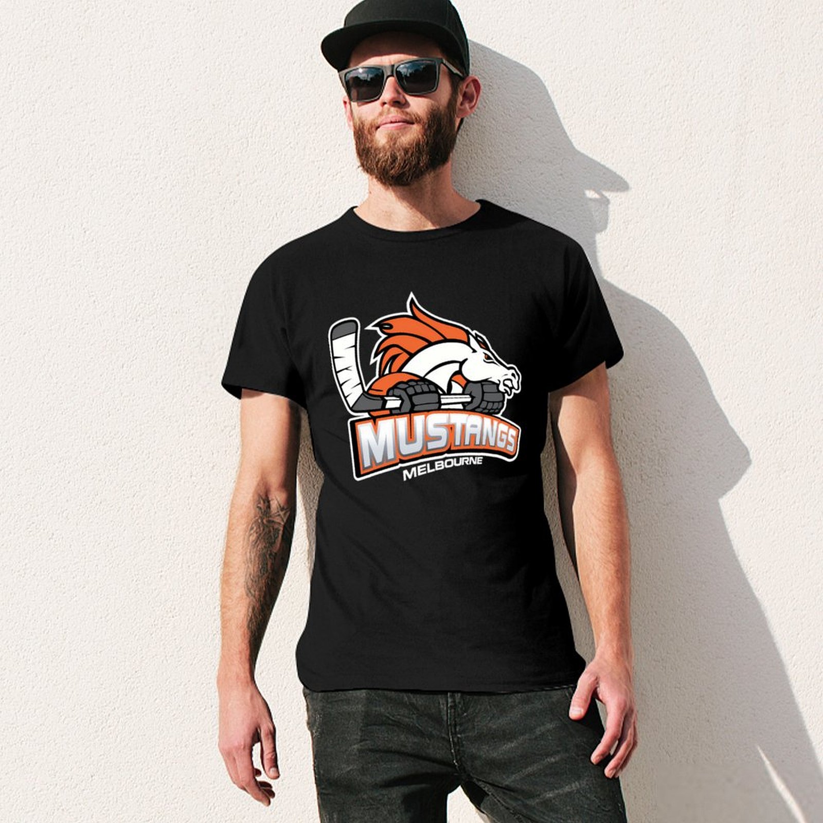 Camiseta Melbourne Mustangs co - Mens Fashion Melbourne avaliação e preço