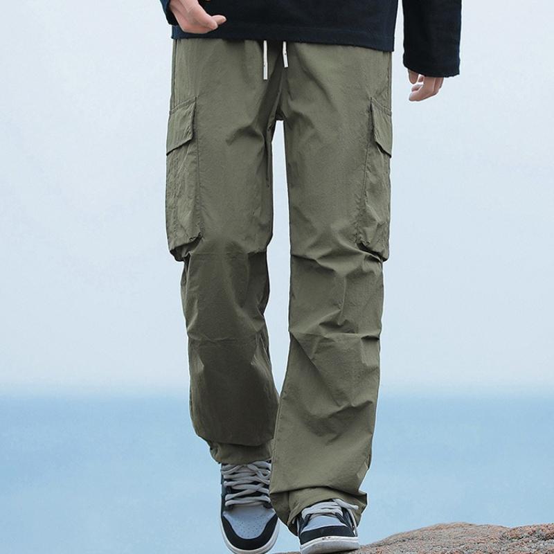 Calças Cargo Masculinas Soltas - Men Fashion Korean Style avaliação e preço