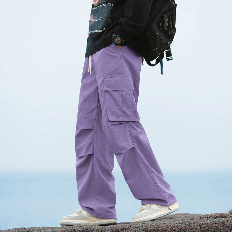 Calças Cargo Masculinas Soltas - Men Fashion Korean Style avaliação e preço