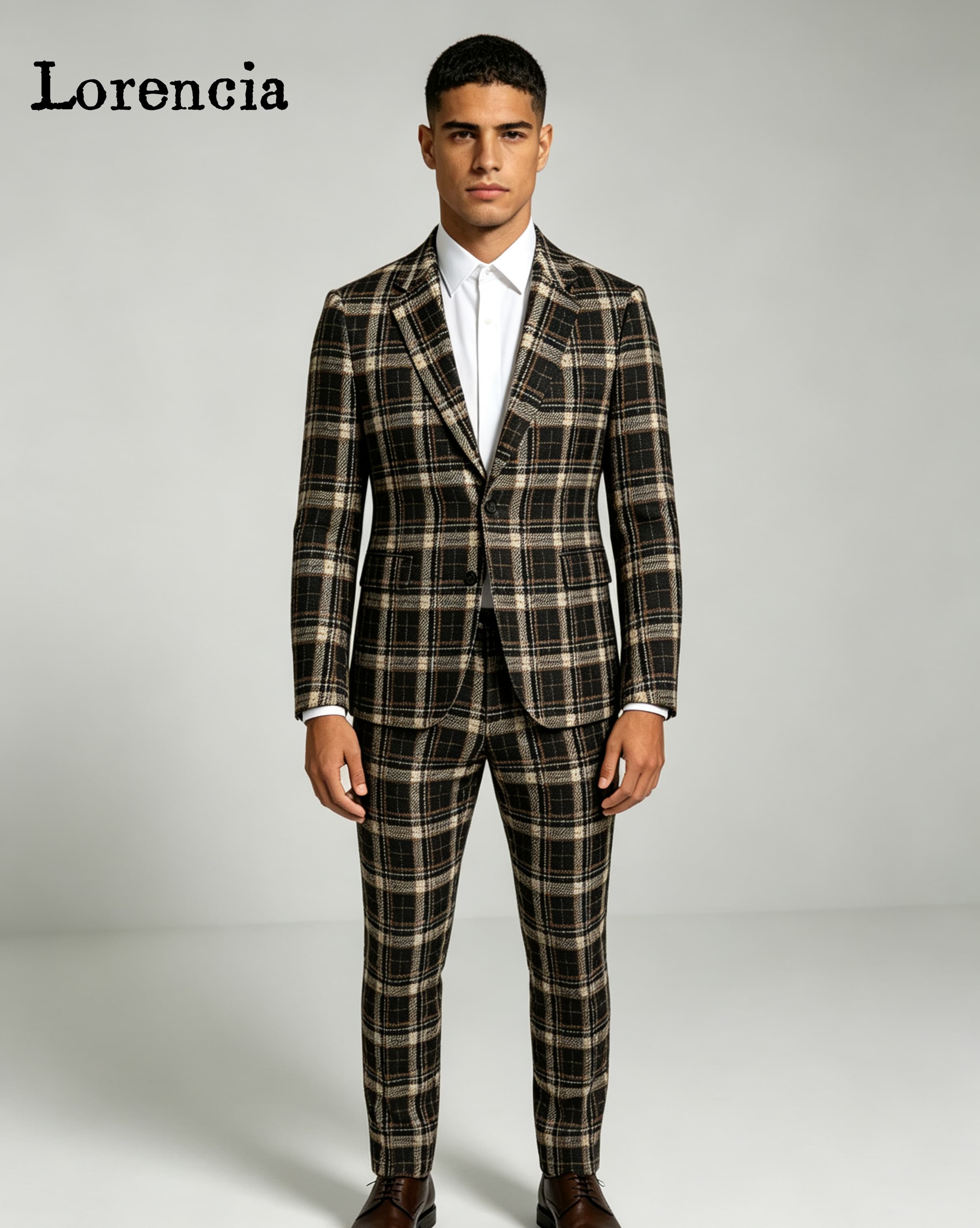 Ternos masculinos xadrez da mo - Mens Fashion Trajes avaliação e preço