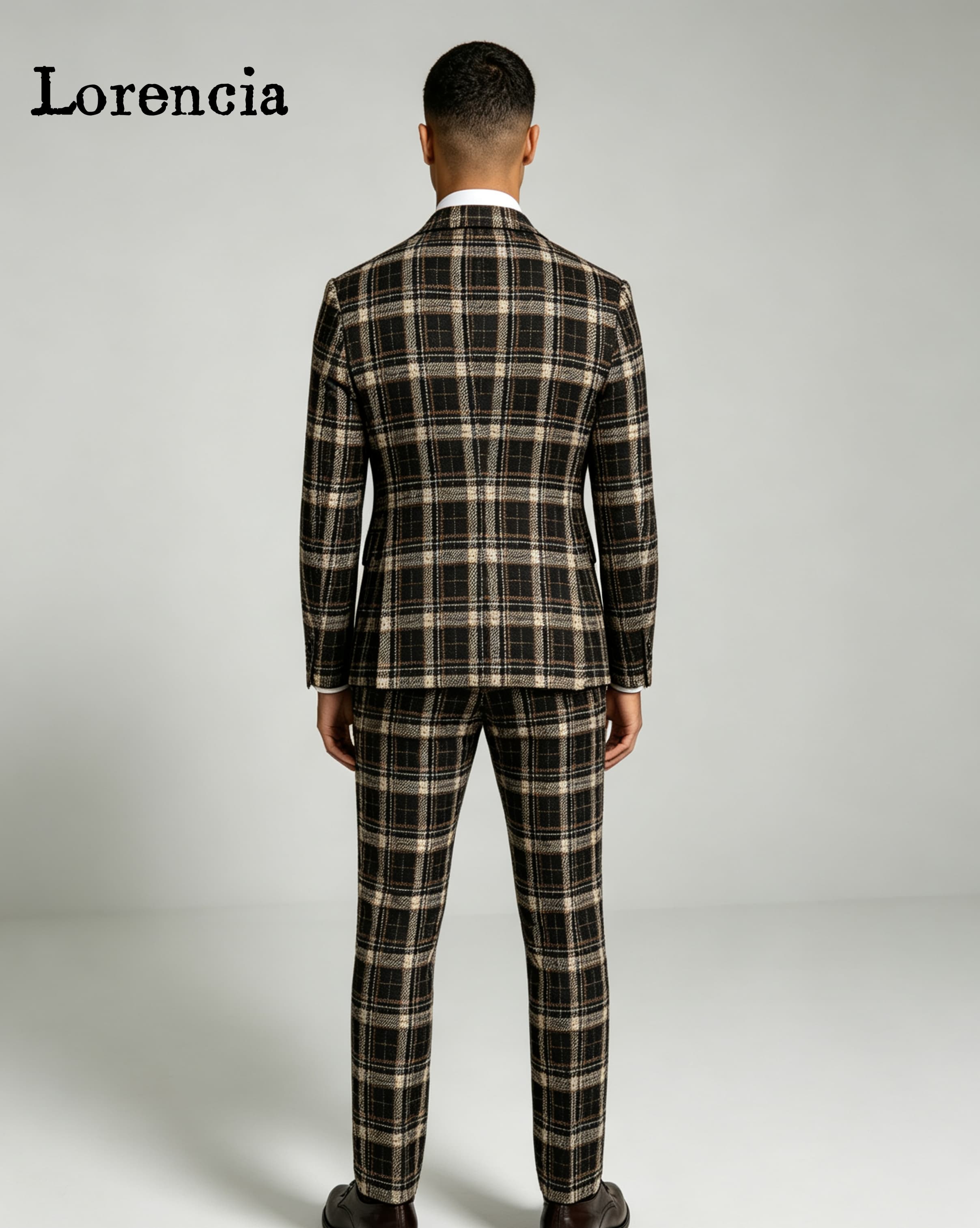 Ternos masculinos xadrez da mo - Mens Fashion Trajes avaliação e preço