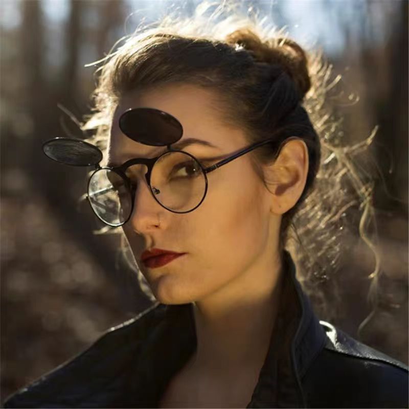 Óculos de Sol Redondos Retro S - Men'S Fashion Round Glasses avaliação e preço