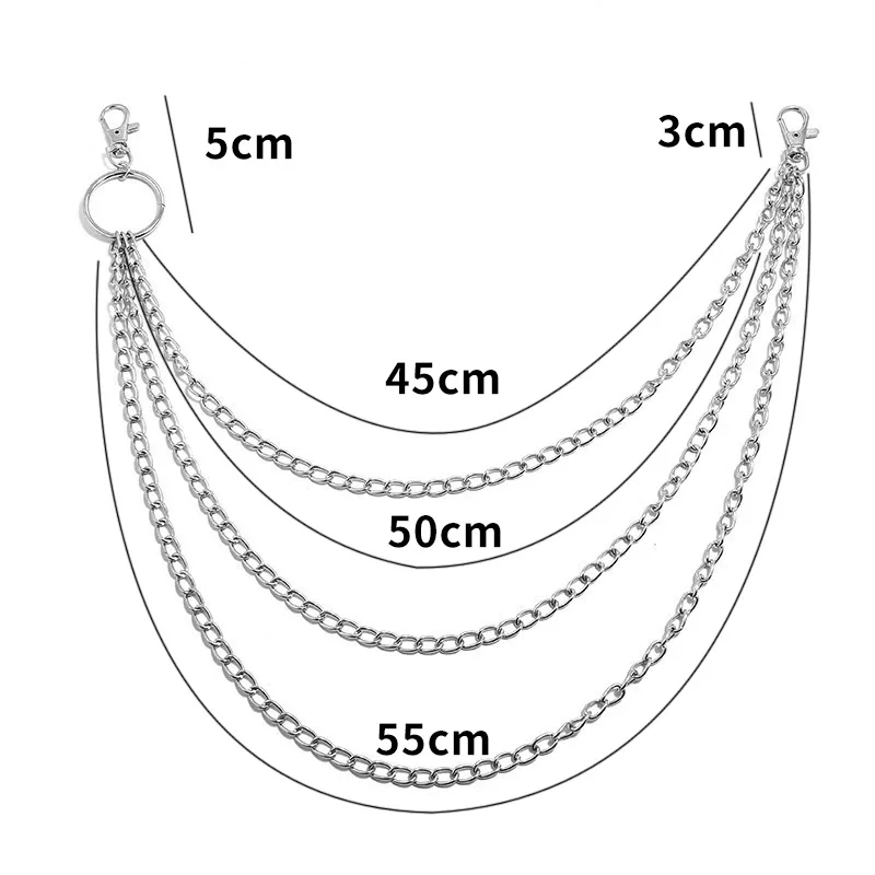 Cinto de Corrente Metálica em  - Belt Mens Fashion avaliação e preço