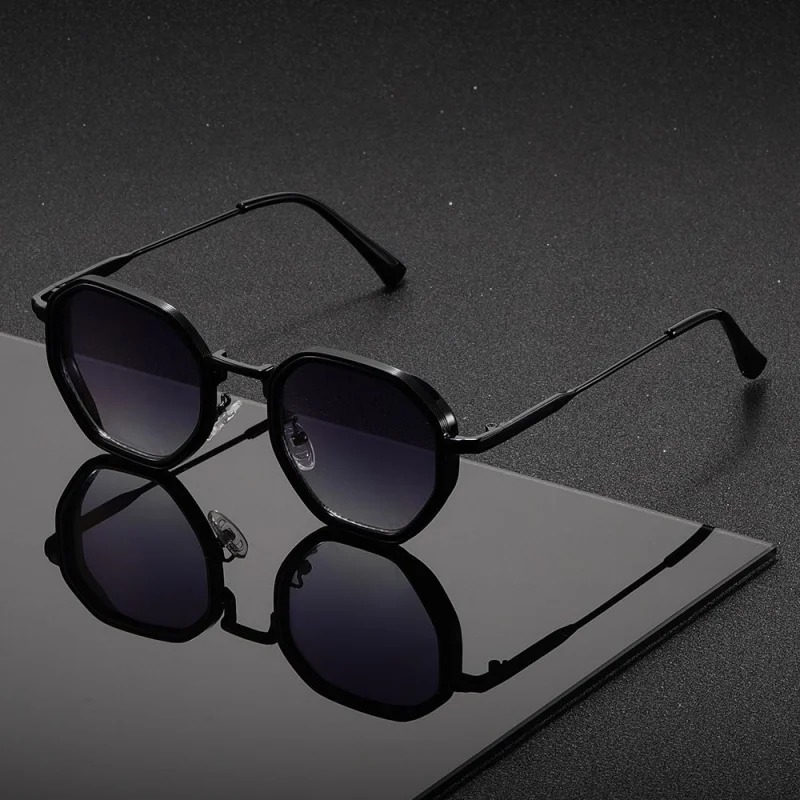 1 Par de Óculos de Sol Unissex - Men'S Fashion Round Glasses avaliação e preço