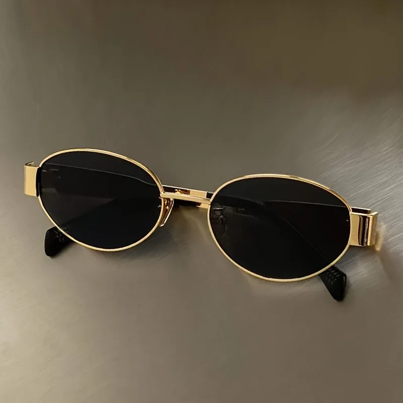 Óculos de Sol Ovais Modernos p - Men'S Fashion Round Glasses avaliação e preço