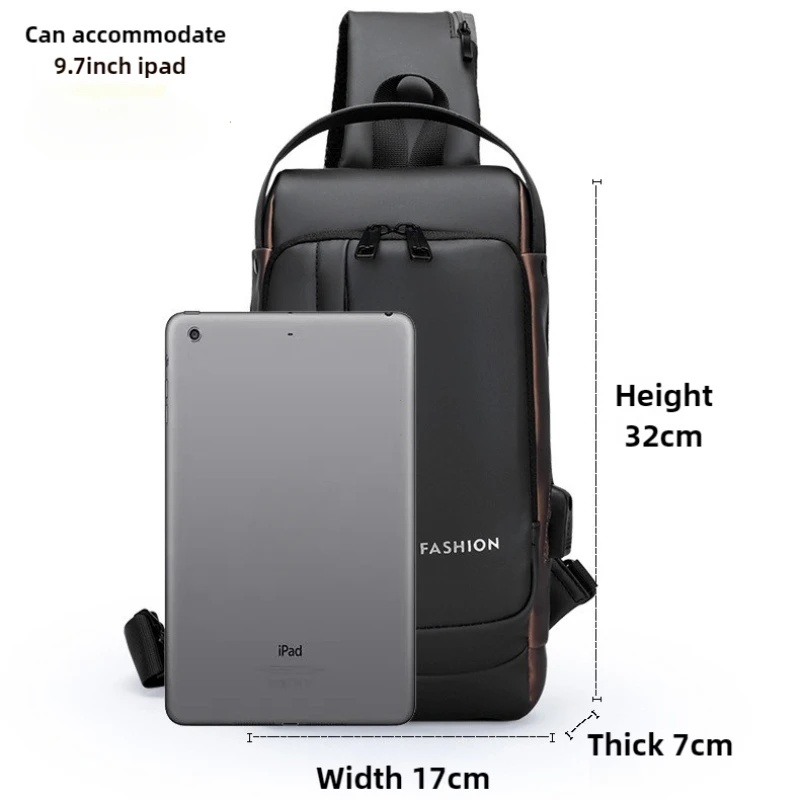 Bolsa de Peito Antifurto Mascu - Fashion Harness Men avaliação e preço