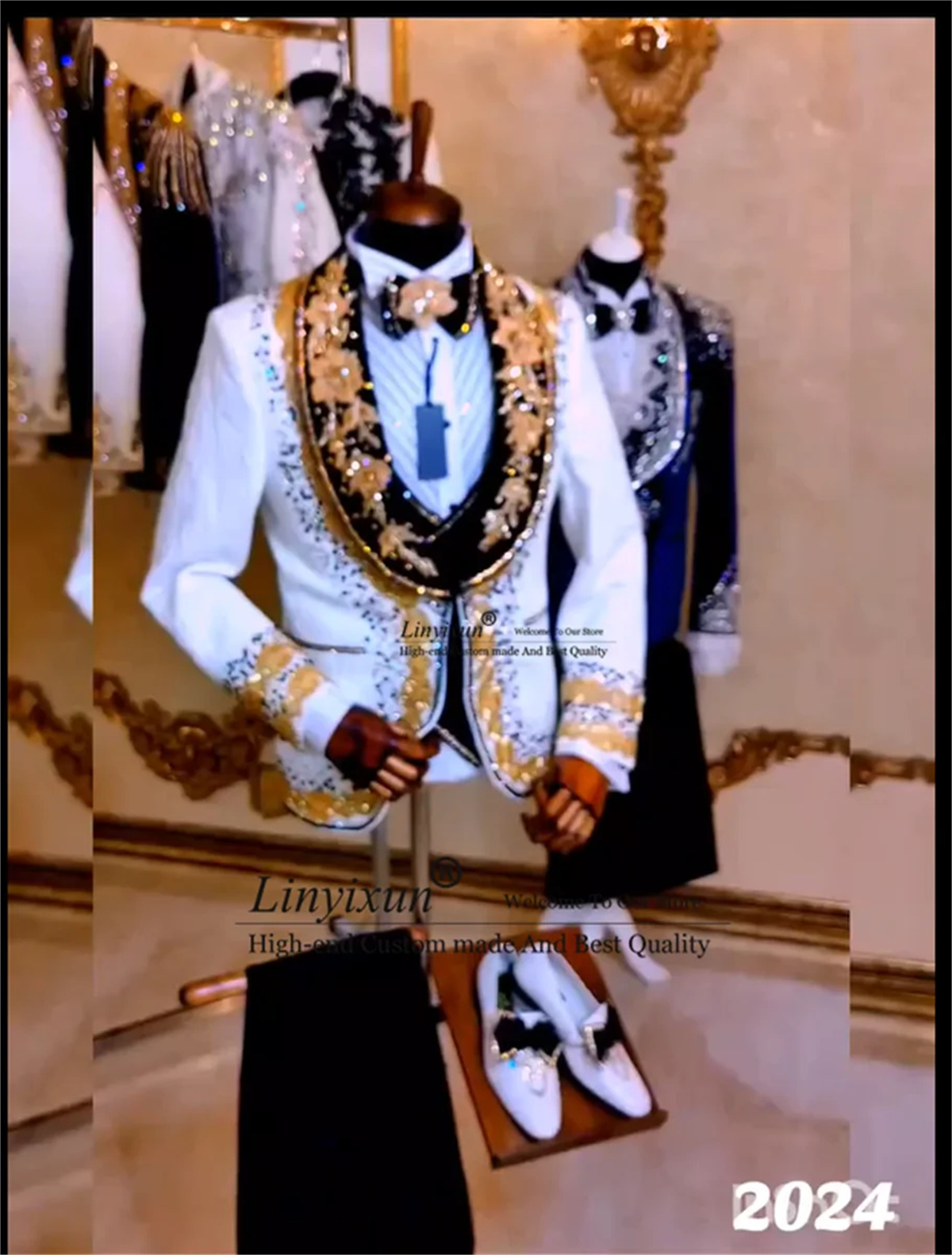 Elegância design diamante tern - Mens Fashion Trajes avaliação e preço