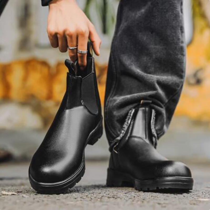 Botas Unissex de Couro Retrô A - Mens Fashion Zapatos avaliação e preço