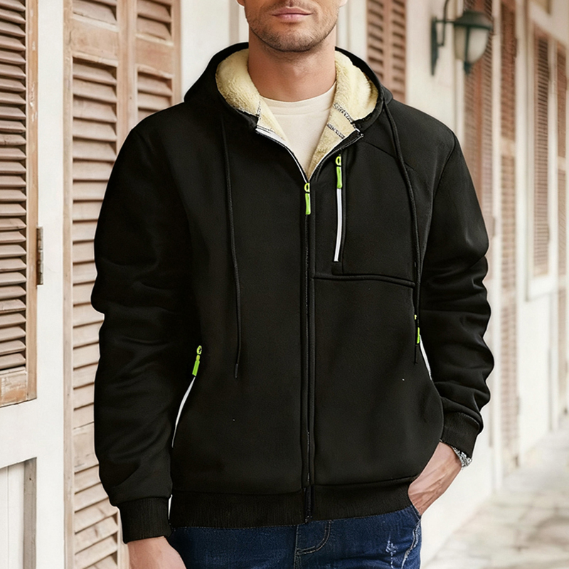Inverno quente sherpa jaqueta  - Sherpa Jacket Fleece avaliação e preço