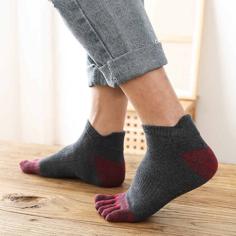 5 Pares de Meias Curtas Colori - Men'S Fashion Quarter Socks avaliação e preço