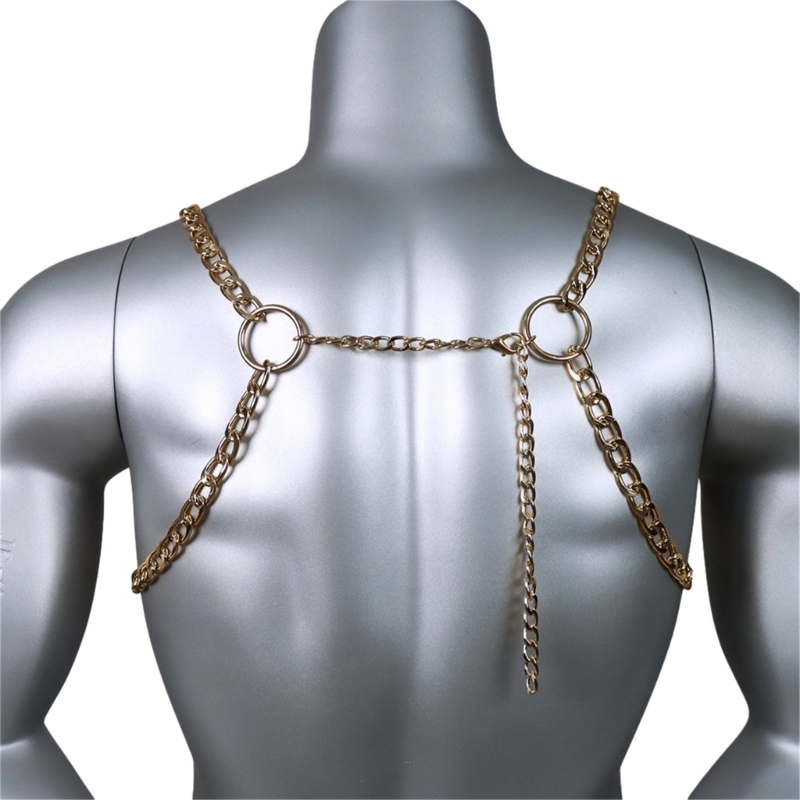 Masculino sexy metal corpo pei - Fashion Harness Men avaliação e preço