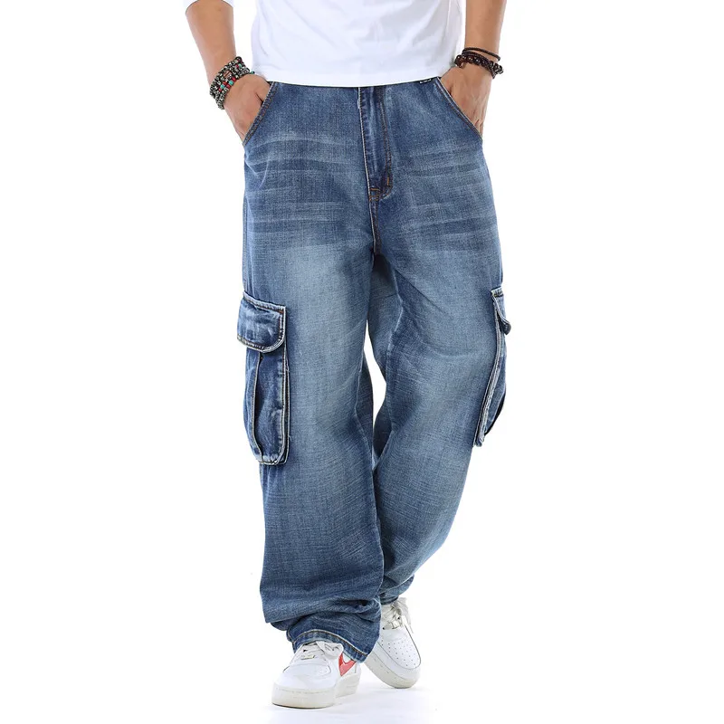 Calças de brim baggy dos homen - Men'S Fashion Nova Jeans avaliação e preço