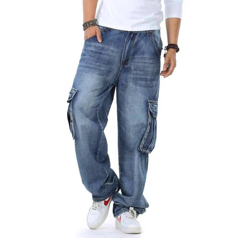 Calças de brim baggy dos homen - Men'S Fashion Nova Jeans avaliação e preço