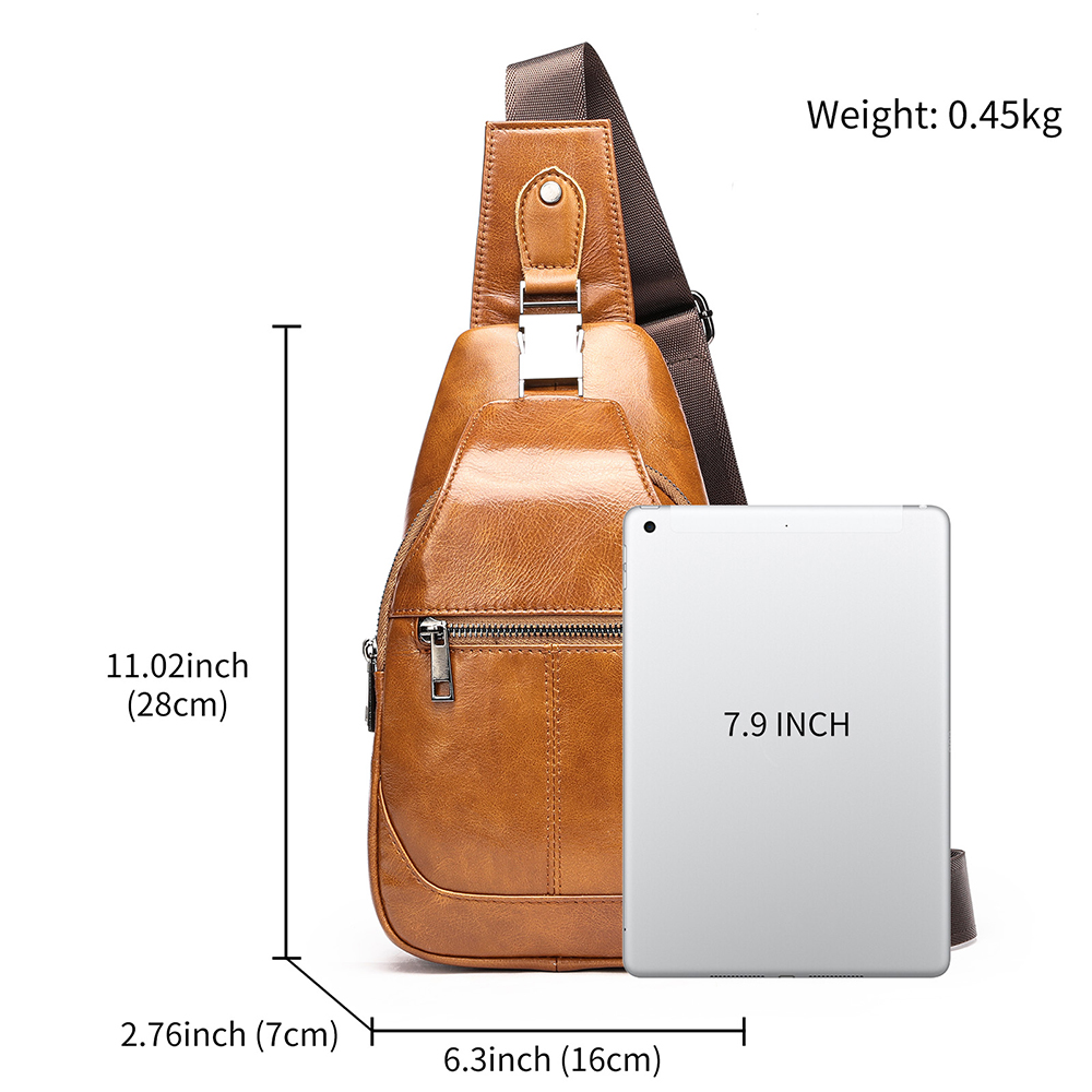 Bolsas Transversais de Couro G - Fashion Harness Men avaliação e preço
