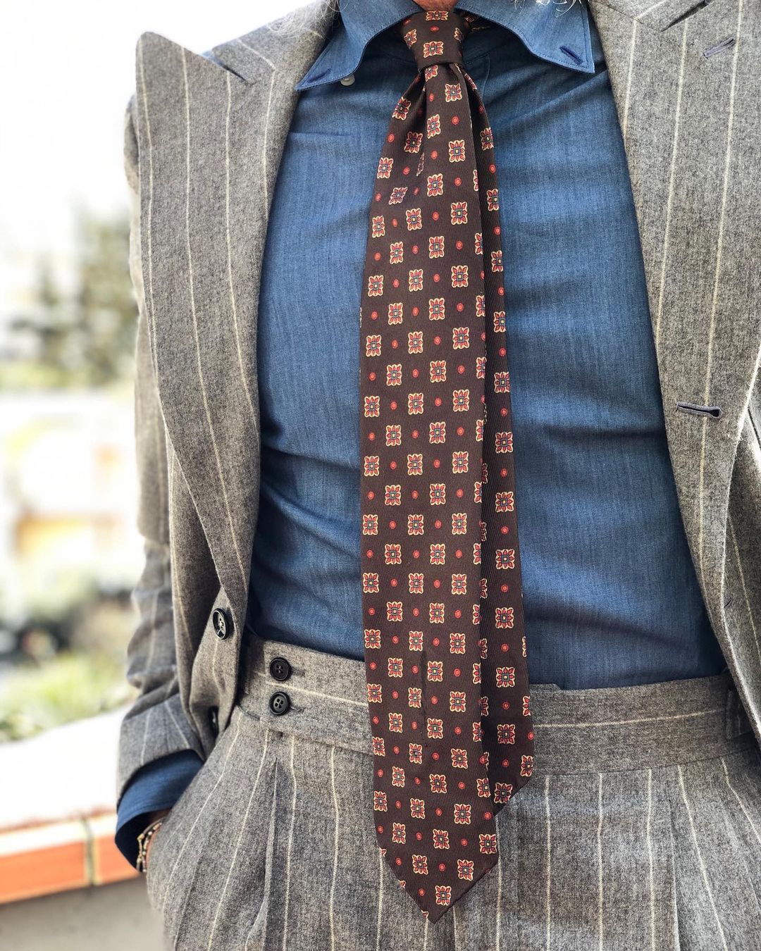 Terno masculino listra 2 peças - Mens Fashion Trajes avaliação e preço