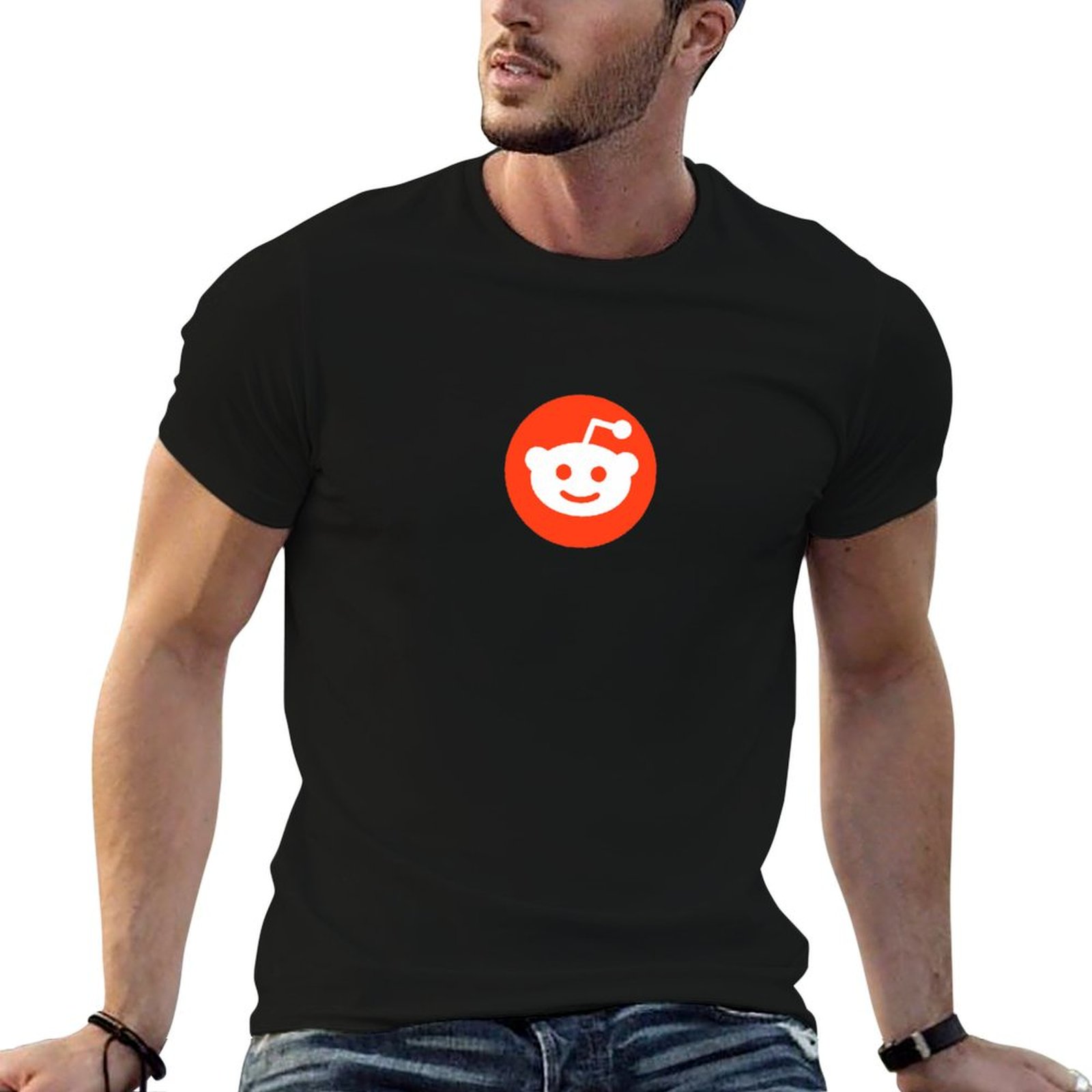Camiseta com logotipo do Reddi - Men'S Fashion Reddit avaliação e preço
