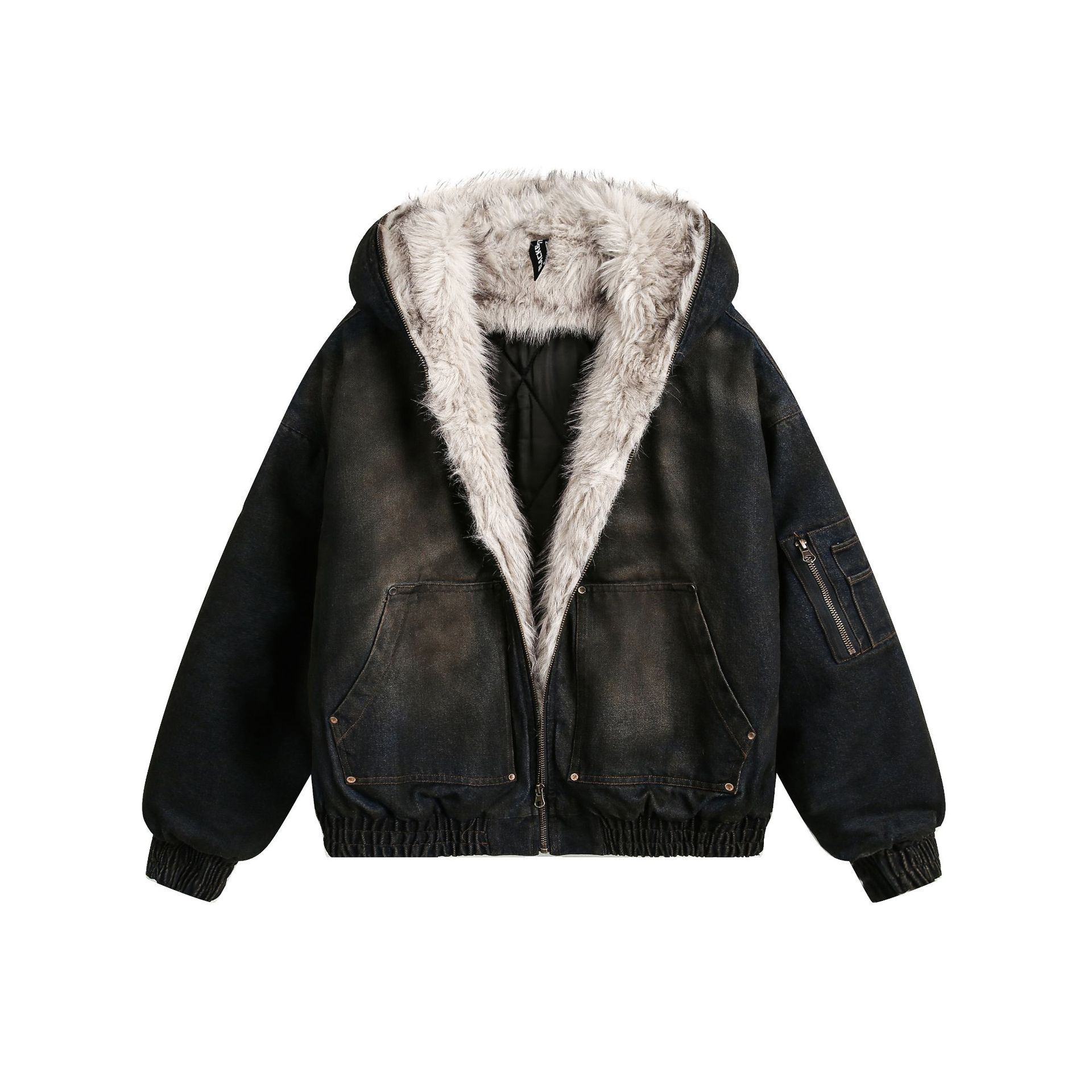 2025 inverno novo americano la - Sherpa Jacket Fleece avaliação e preço