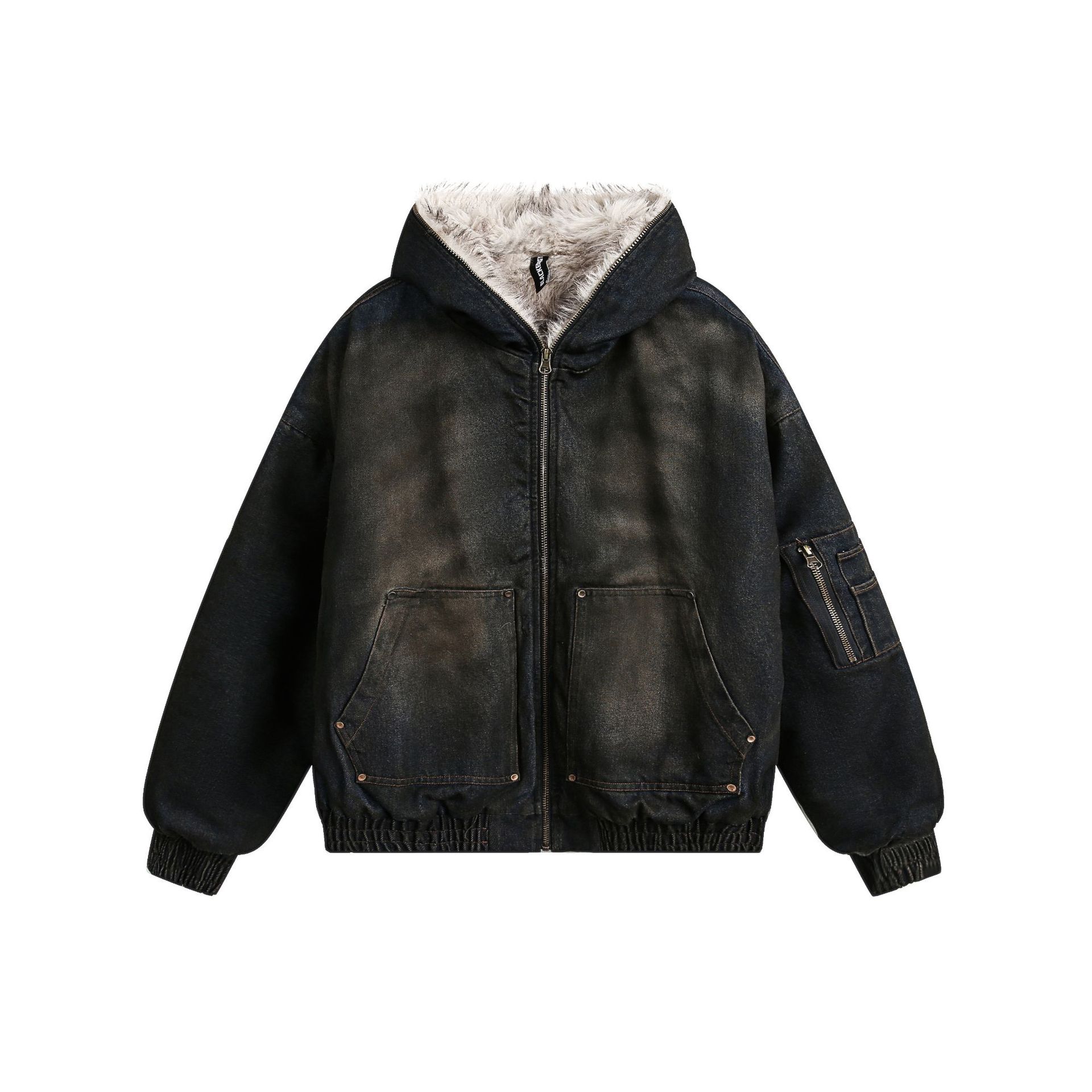 2025 inverno novo americano la - Sherpa Jacket Fleece avaliação e preço