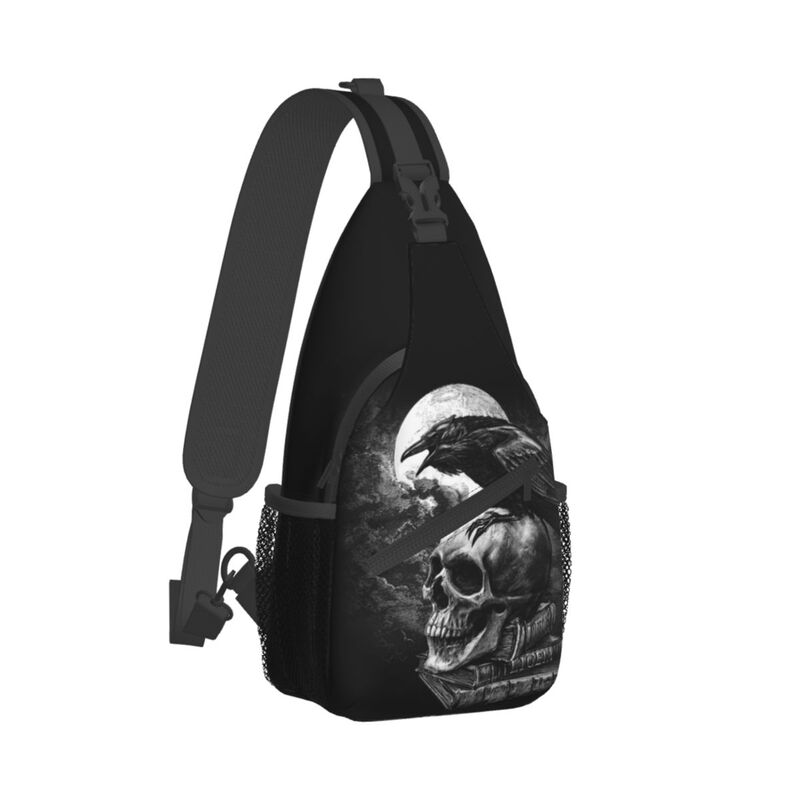 Corvo o crânio estilingue cros - Fashion Harness Men avaliação e preço