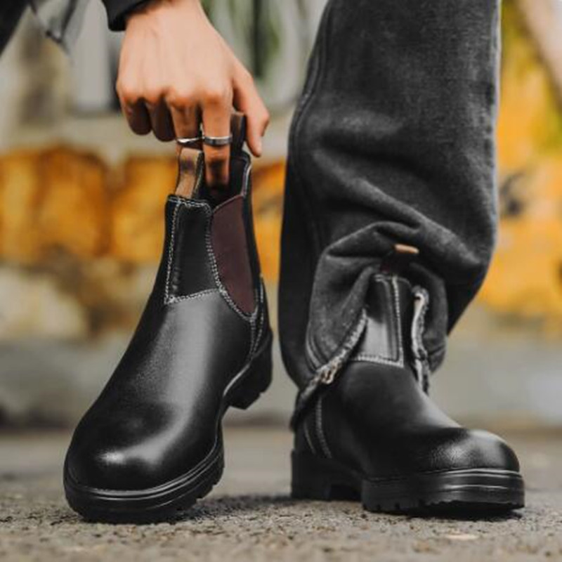 Botas Unissex de Couro Retrô A - Mens Fashion Zapatos avaliação e preço