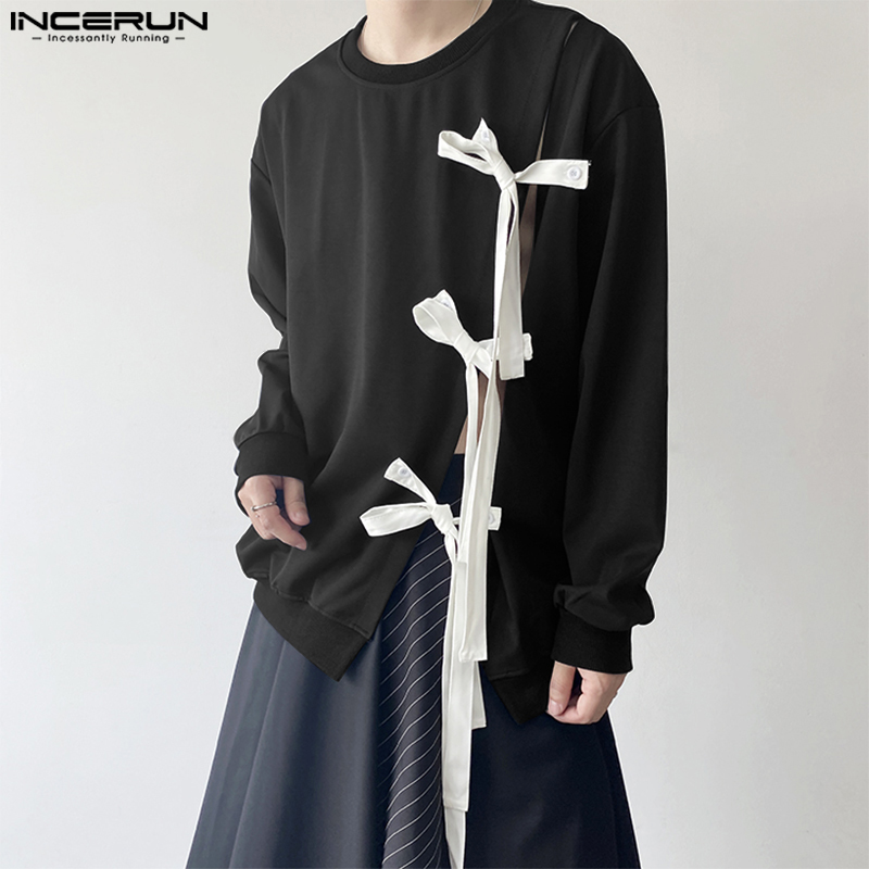 Incerun topos 2024 estilo core - Men Fashion Korean Style avaliação e preço