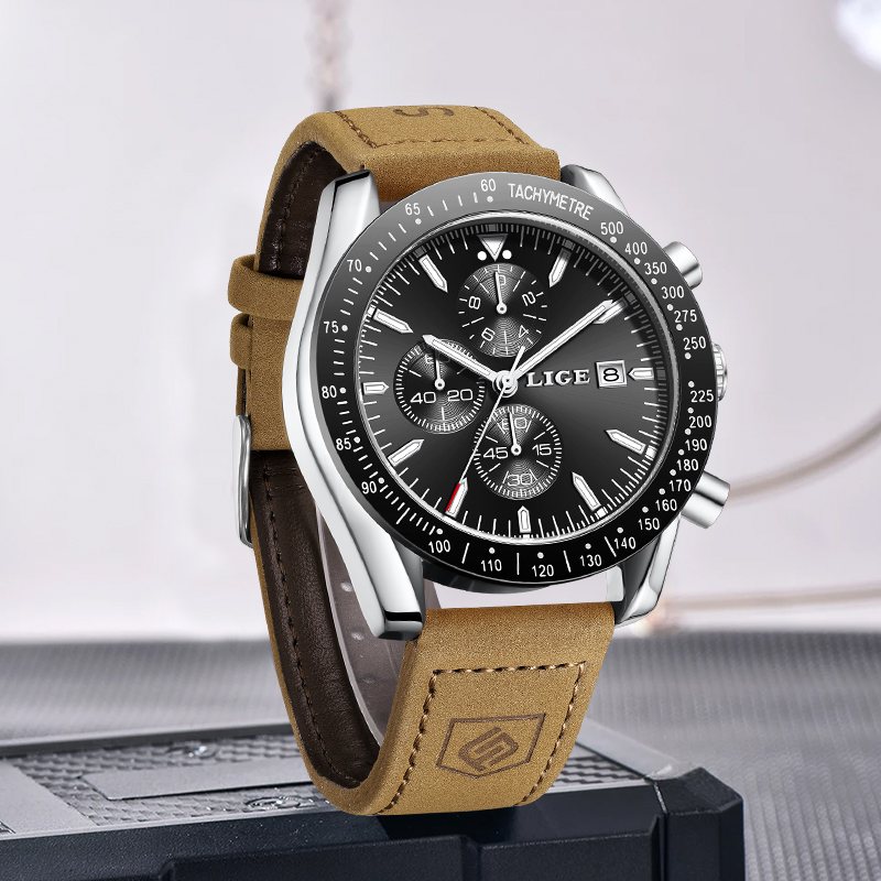 Relógio Masculino LIGE Retro F - Belt Mens Fashion avaliação e preço