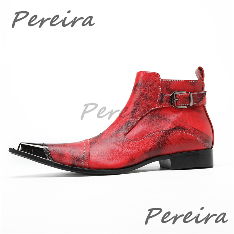 Botas de tornozelo masculinas  - Belt Mens Fashion avaliação e preço