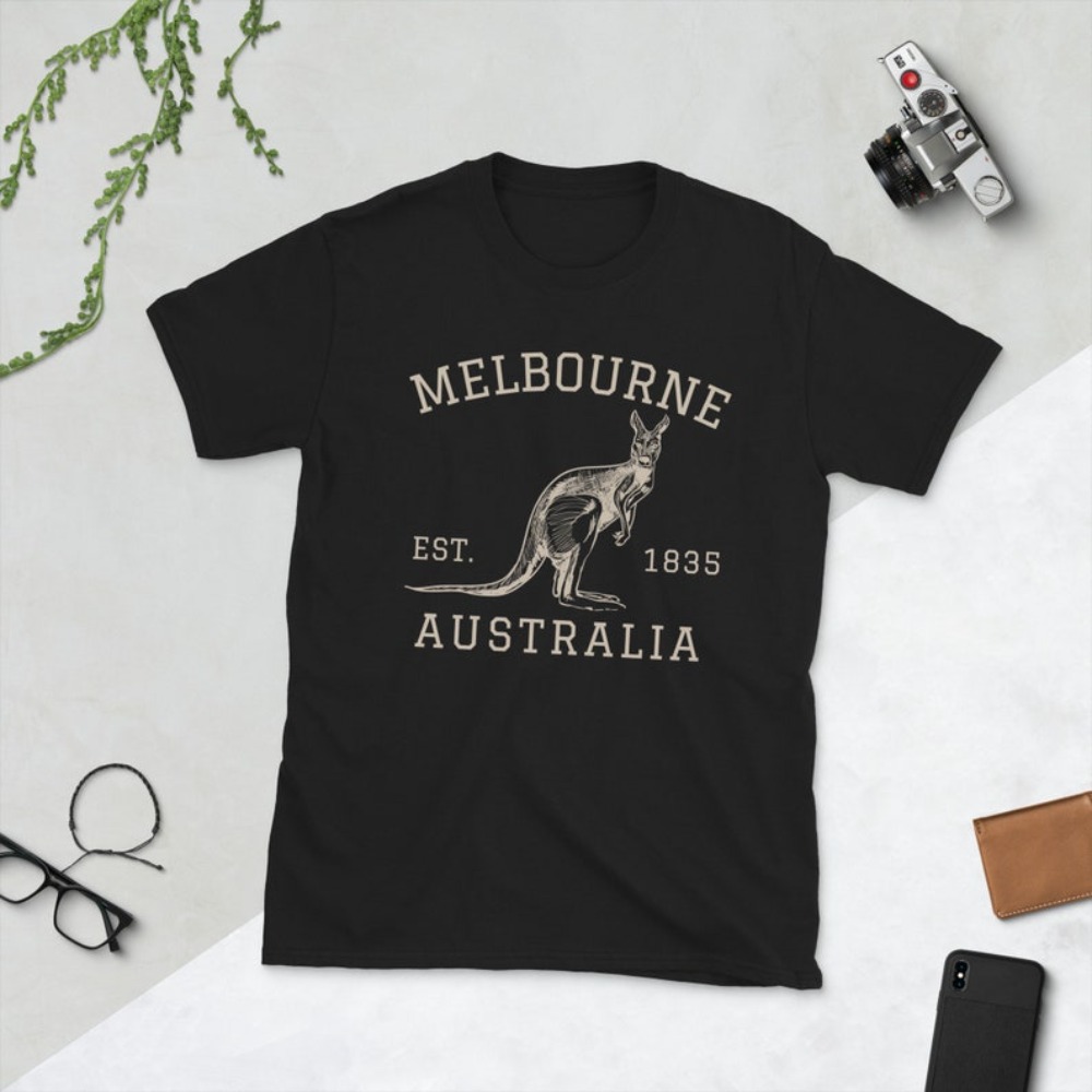 Melbourne austrália camiseta c - Mens Fashion Melbourne avaliação e preço