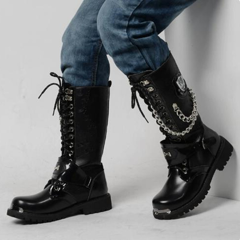Botas de Motocicleta Masculina - Belt Mens Fashion avaliação e preço