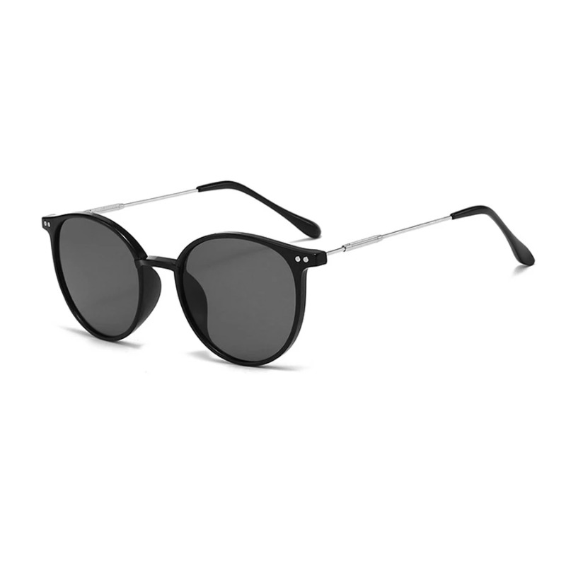 Novos Óculos de Sol Redondos V - Men'S Fashion Round Glasses avaliação e preço