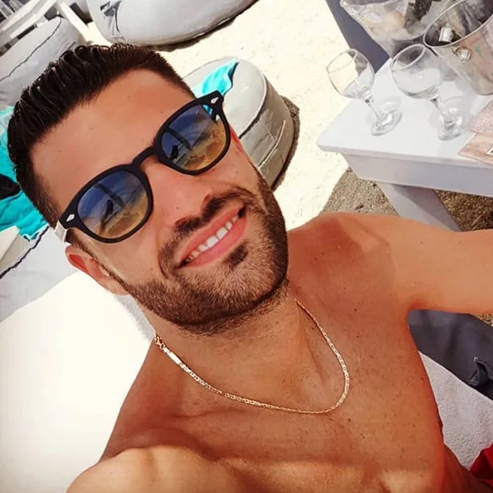 Novos Óculos de Sol Redondos R - Men'S Fashion Round Glasses avaliação e preço